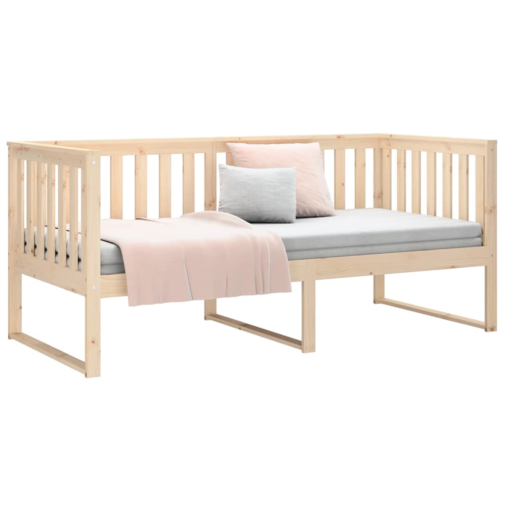 Dormeuse senza Materasso 100x200 cm in Legno Massello di Pino | homemem39