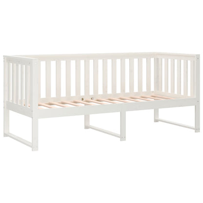 Dormeuse senza Materasso Bianco 75x190 cm in Legno di Pino - homemem39