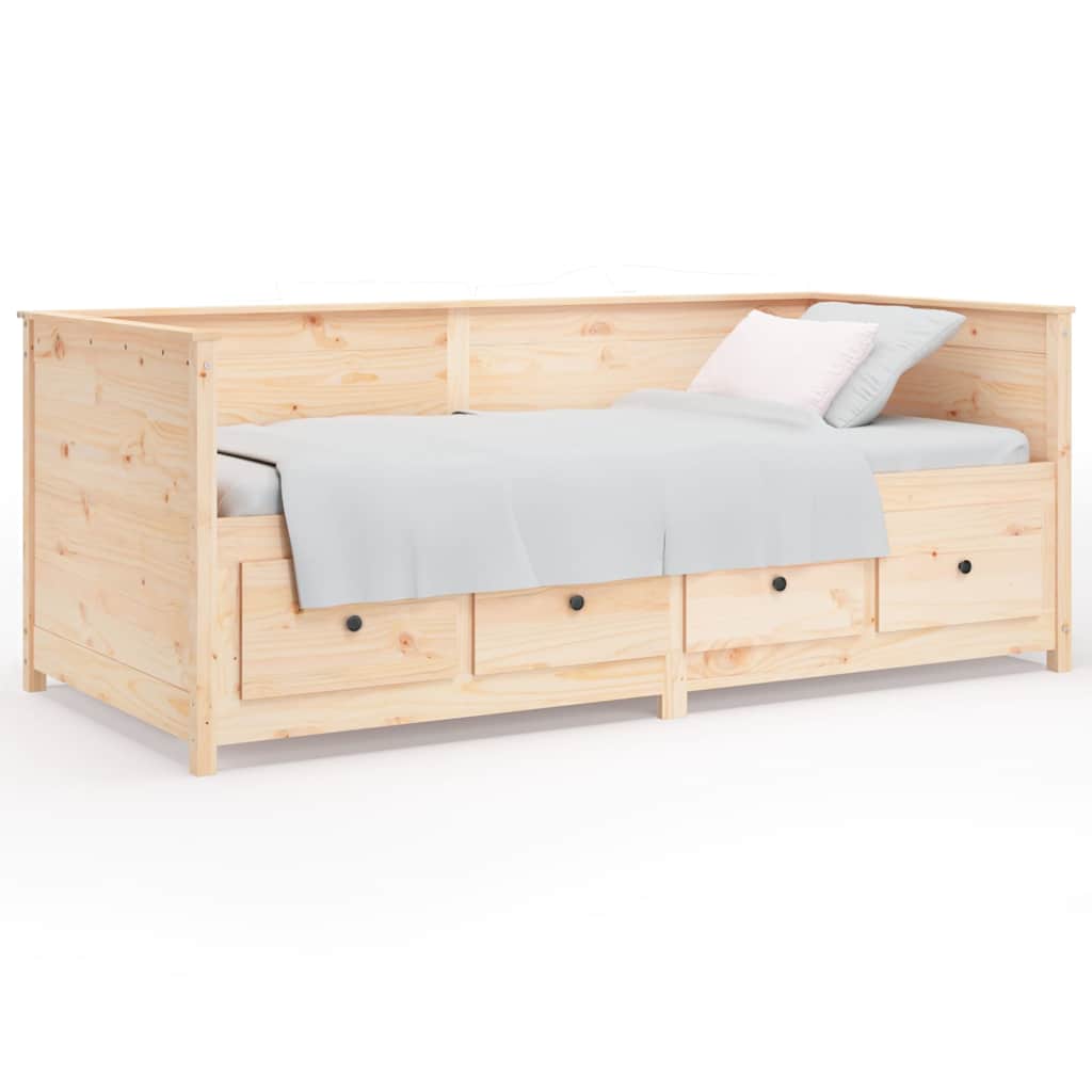 Dormeuse senza Materasso 75x190 cm in Legno Massello di Pino