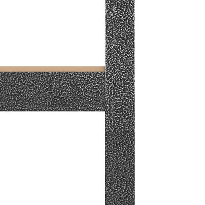 Scaffale Resistente 5 Strati Grigio Acciaio e Legno Multistrato | homemem39
