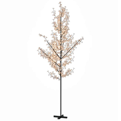 Albero di Ciliegio con 672 LED Bianco Caldo 400 cm - homemem39