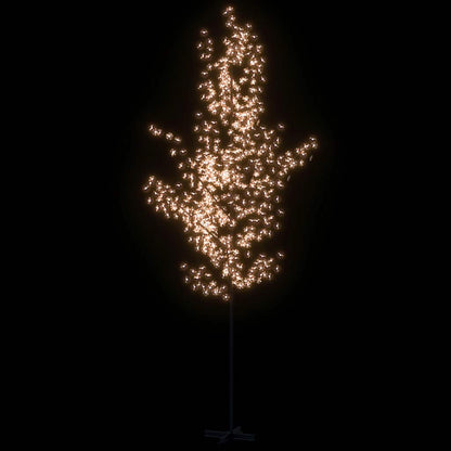 Albero di Ciliegio con 672 LED Bianco Caldo 400 cm - homemem39