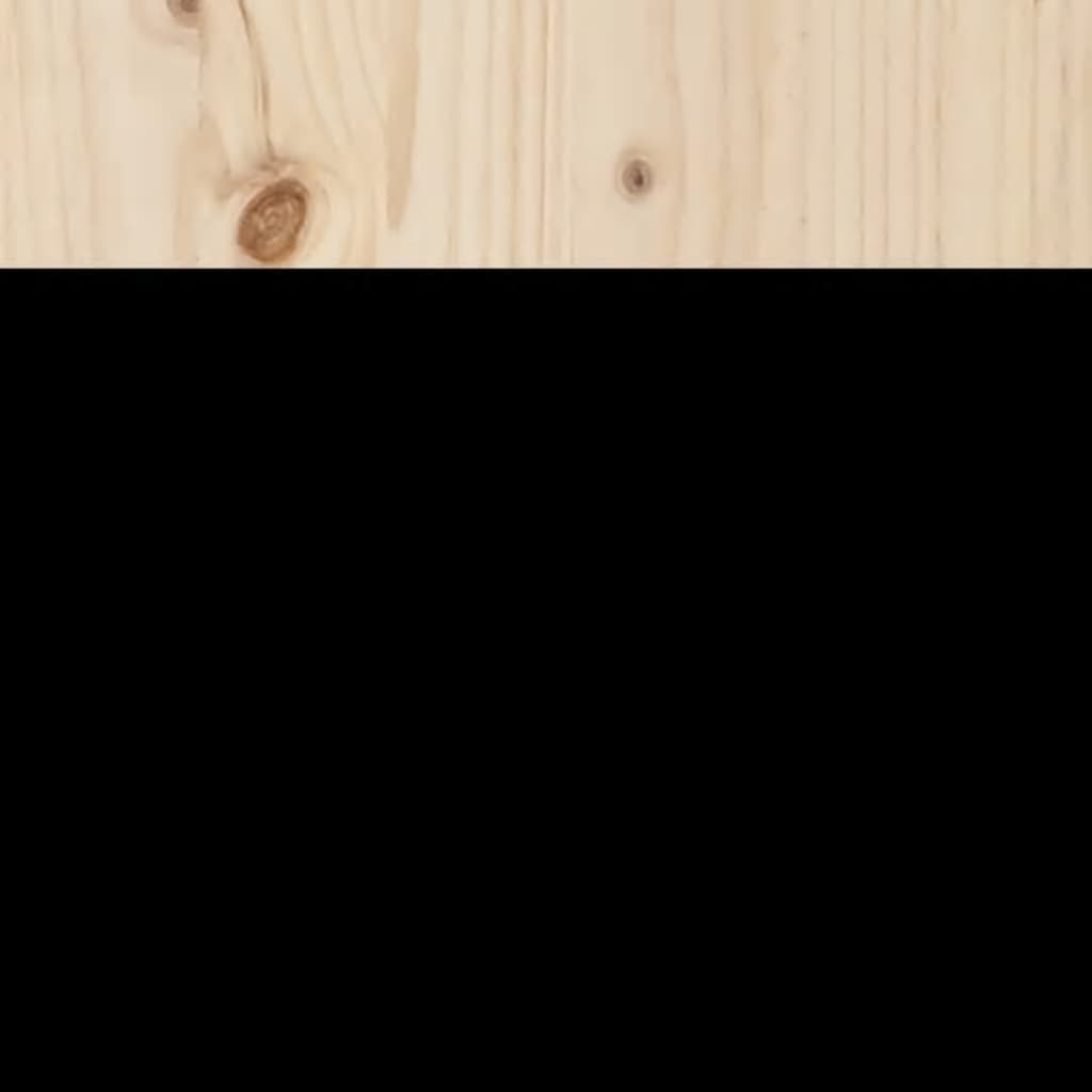 Testiera per Letto 75x3x80 cm in Legno Massello di Pino - homemem39