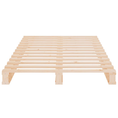 Letto a Pallet 90x200 cm in Legno Massello di Pino | homemem39