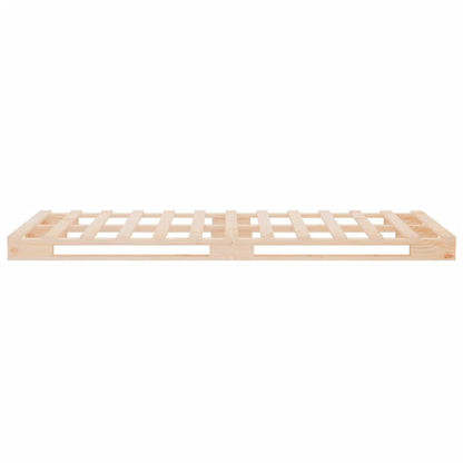Letto a Pallet 100x200 cm in Legno Massello di Pino | homemem39