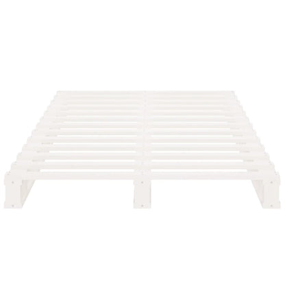 Letto a Pallet Bianco 75x190 cm Small Single Legno di Pino - homemem39