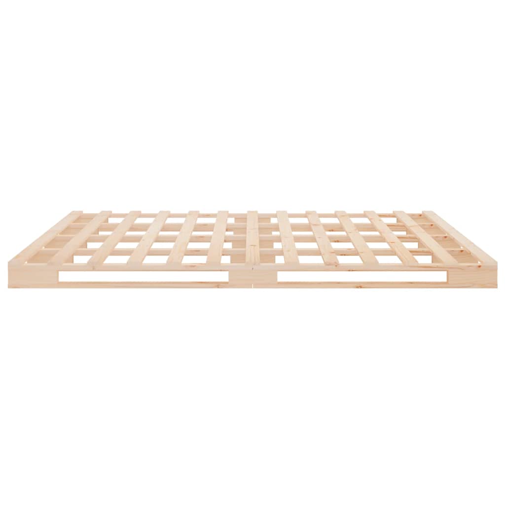 Letto a Pallet 120x190 cm Small Double Legno Massello di Pino | homemem39