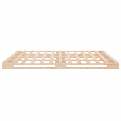 Letto a Pallet 135x190 cm Double Legno Massello di Pino | homemem39