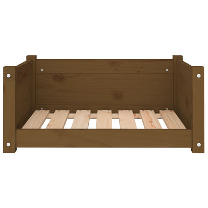 Cuccia per Cani ambra 65,5x50,5x28cm in Legno Massello di Pino - homemem39