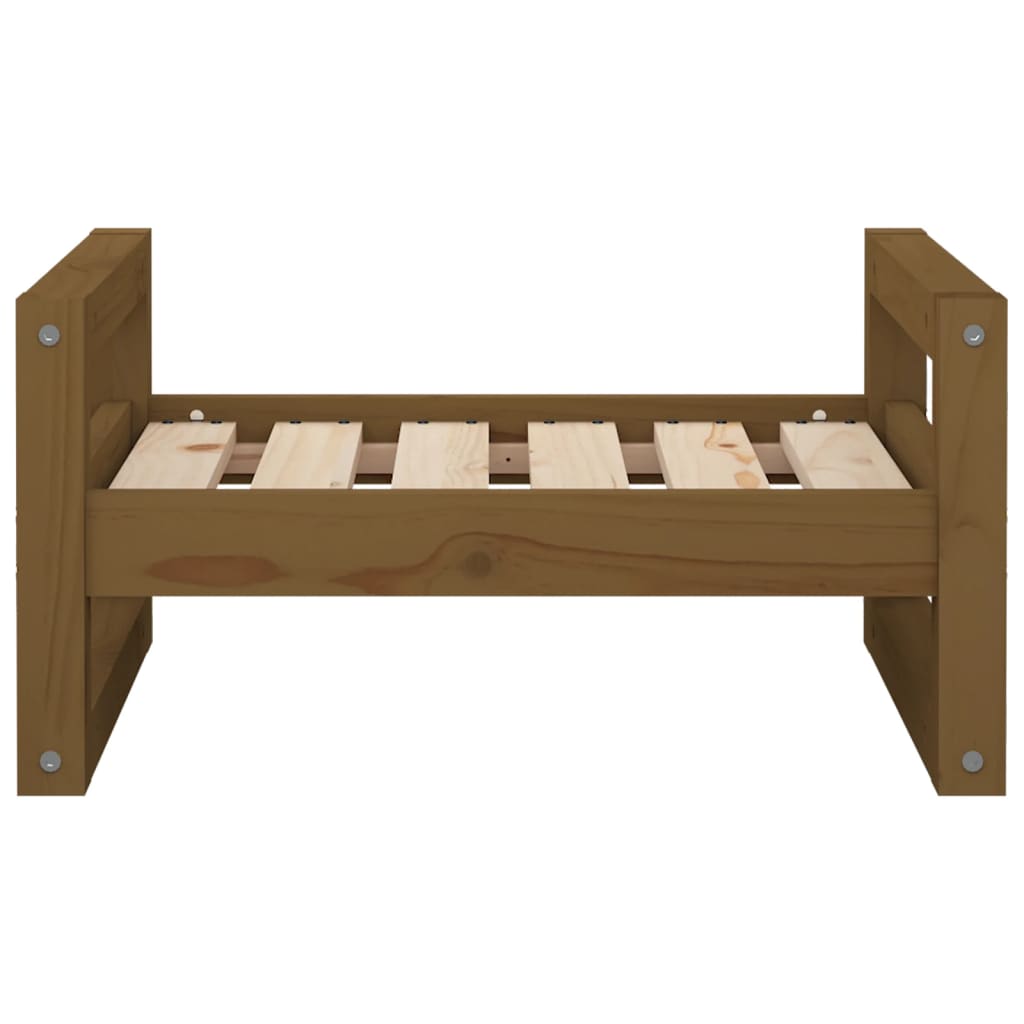 Cuccia per Cani ambra 55,5x45,5x28 cm Legno Massello di Pino - homemem39