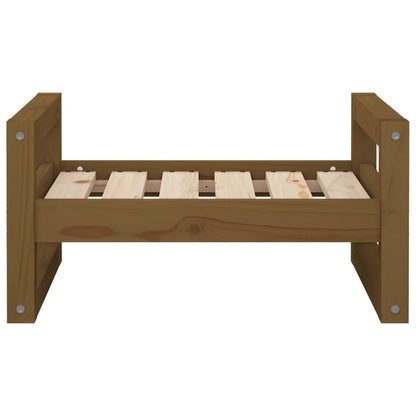 Cuccia per Cani ambra 55,5x45,5x28 cm Legno Massello di Pino - homemem39