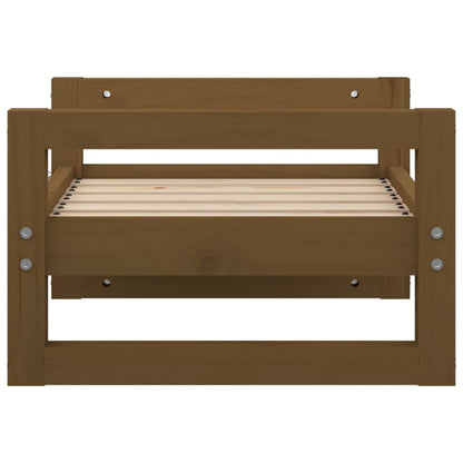 Cuccia per Cani ambra 55,5x45,5x28 cm Legno Massello di Pino - homemem39