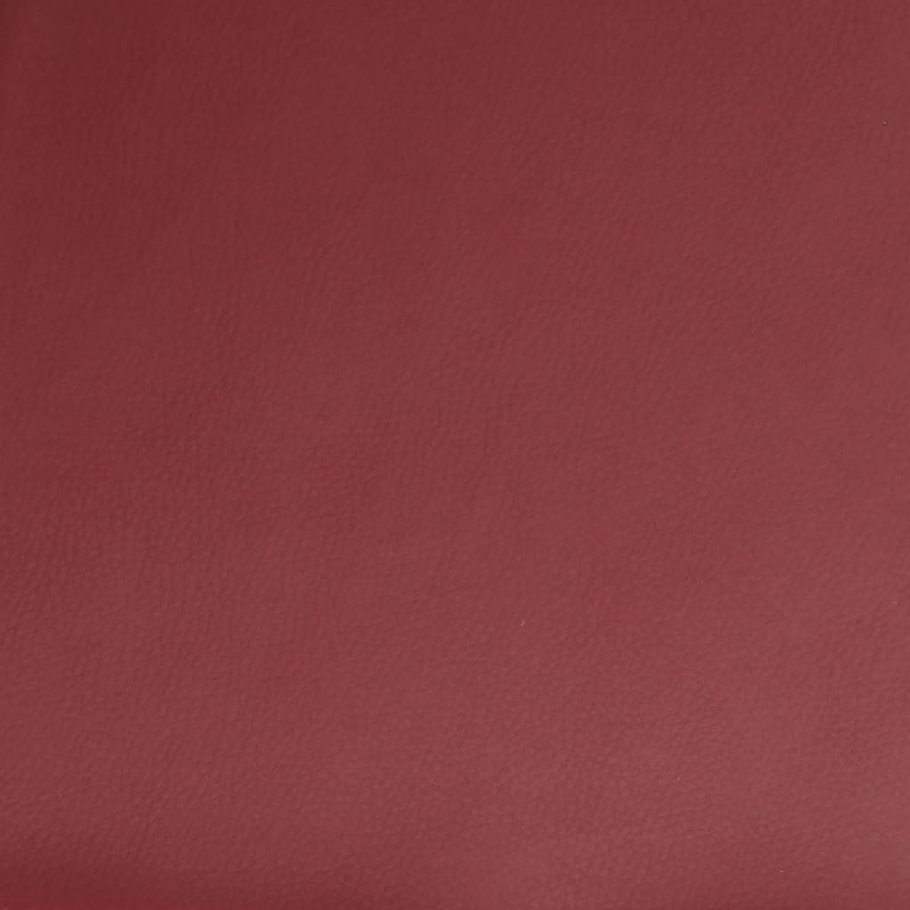 Poltrona Reclinabile Rosso Vino in Similpelle | homemem39