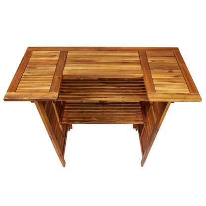 Set da Bar per Giardino 3 pz in Legno Massello di Acacia - homemem39