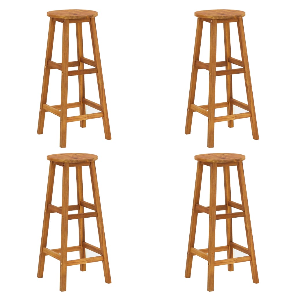 Set da Bar per Giardino 5 pz in Legno Massello di Acacia | homemem39