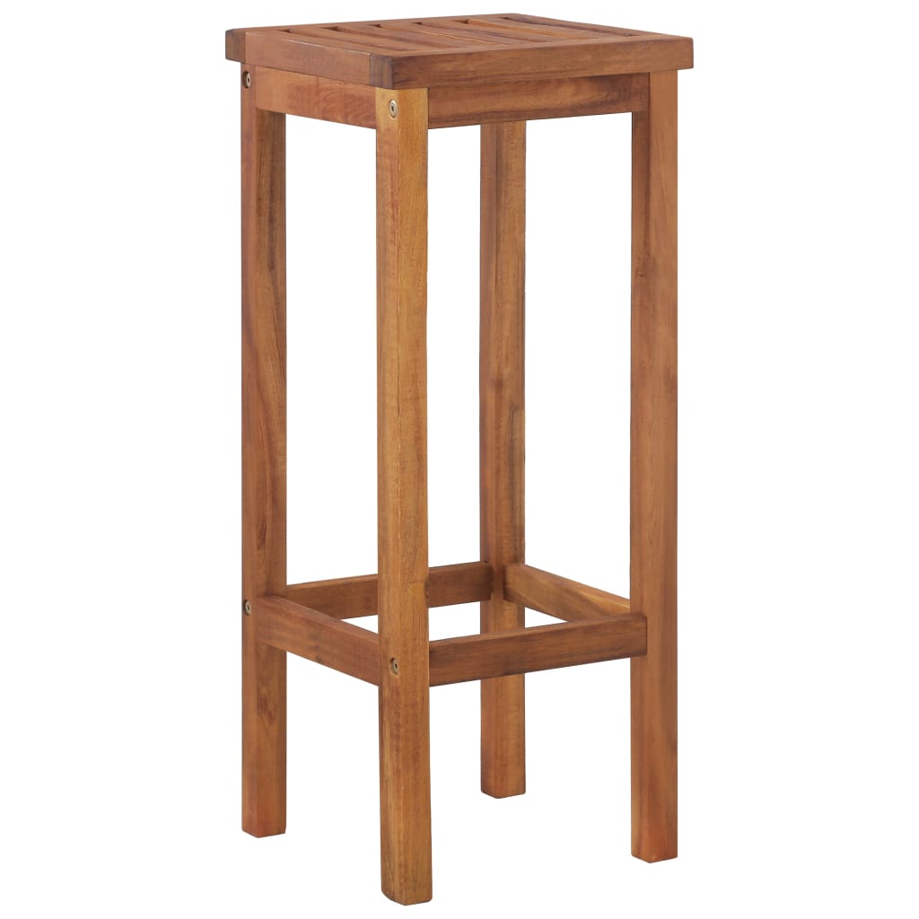 Set da Bar per Giardino 3 pz in Legno Massello di Acacia | homemem39