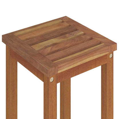 Set da Bar per Giardino 9 pz in Legno Massello di Acacia
