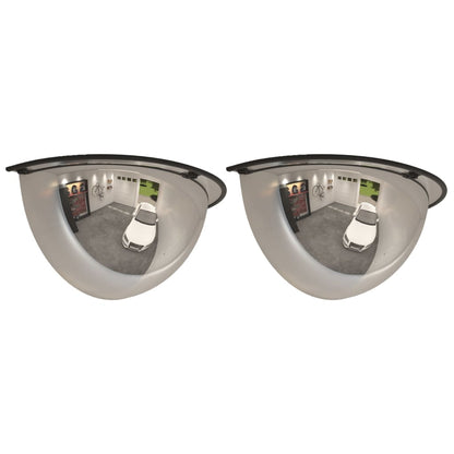 Specchi a Mezza Cupola per Traffico 2 pz Ø40 cm in Acrilico | homemem39