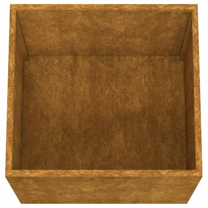 Fioriere 2 pz 32x30x29 cm Acciaio Corten - homemem39