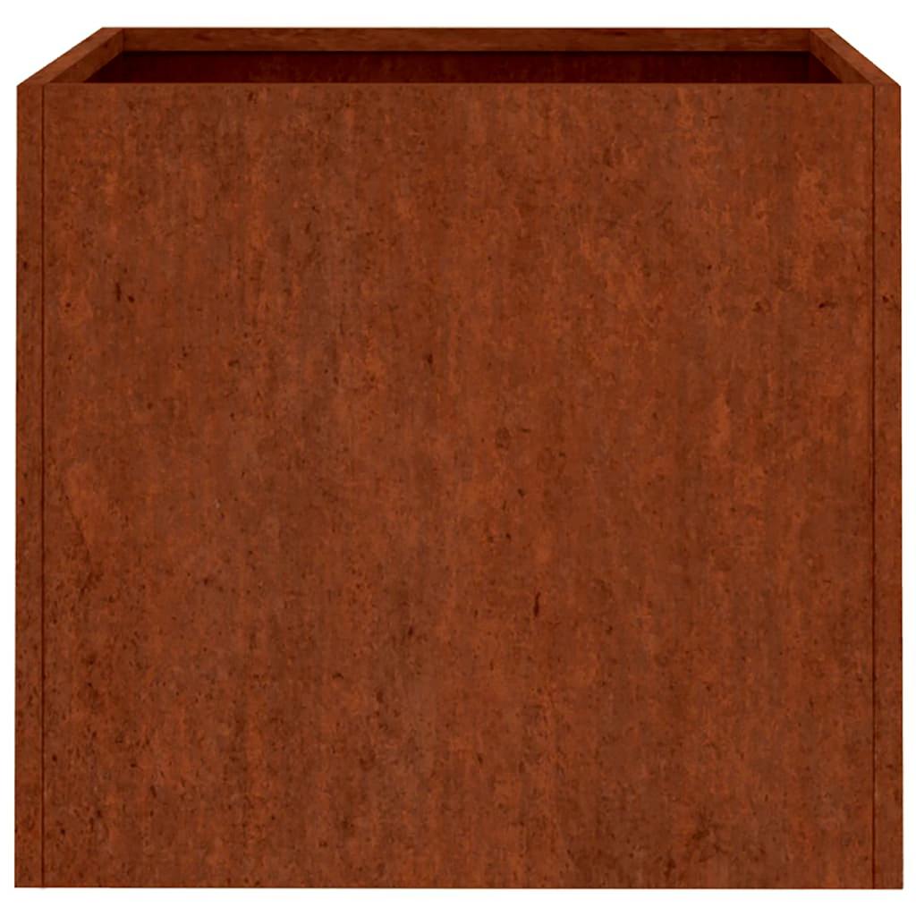 Fioriera 49x47x46 cm Acciaio Corten