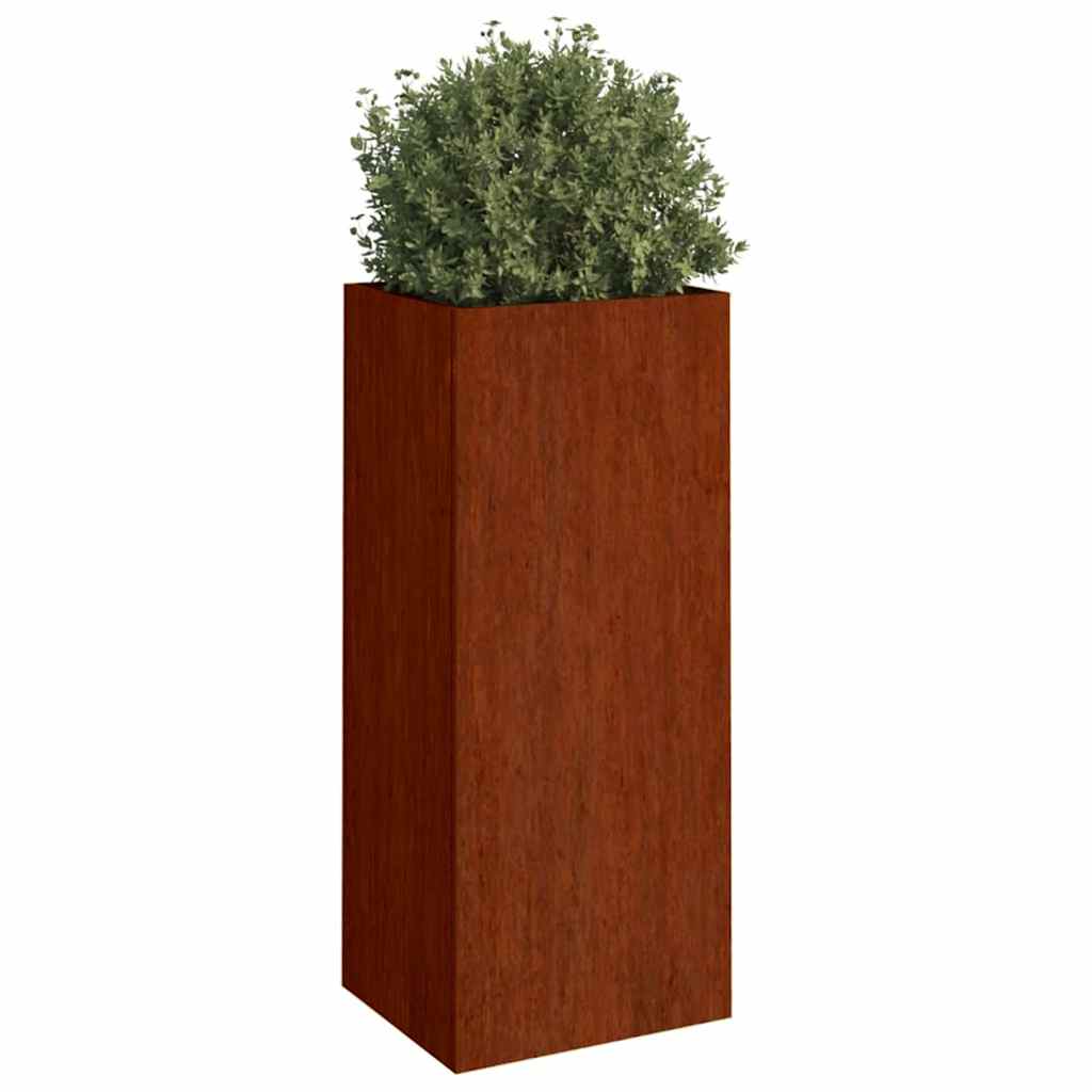 Fioriera 32x29x75 cm in Acciaio Corten