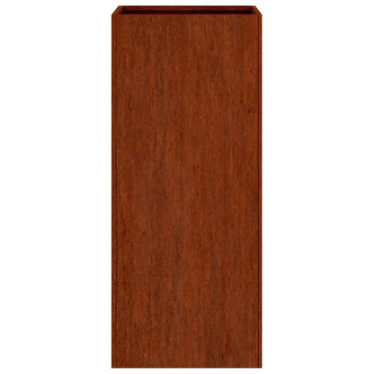 Fioriera 32x29x75 cm in Acciaio Corten