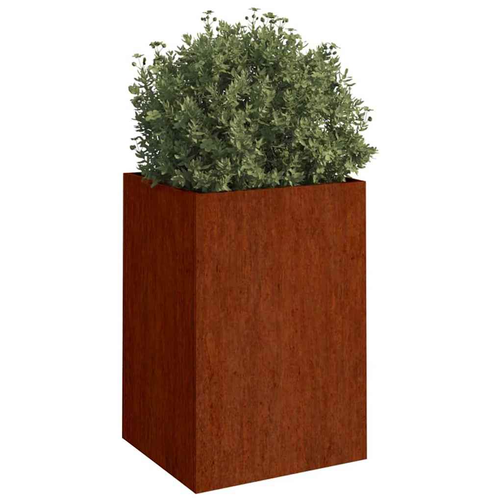 Fioriera 52x48x75 cm Acciaio Corten
