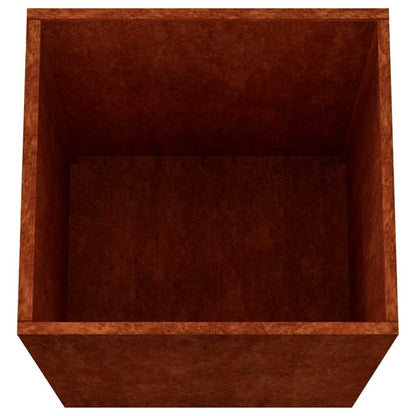 Fioriera 52x48x75 cm Acciaio Corten