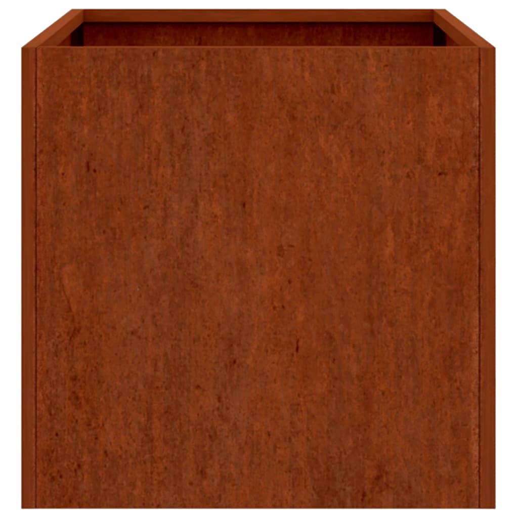 Fioriera 62x40x39 cm Acciaio Corten