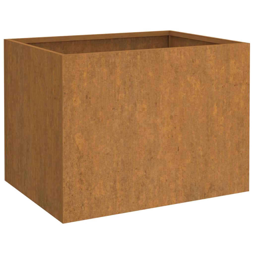 Fioriera 62x47x46 cm Acciaio Corten - homemem39