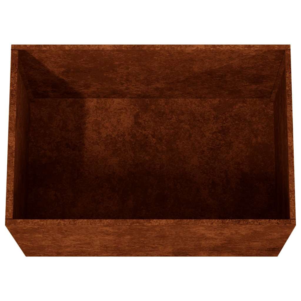 Fioriera 62x47x46 cm Acciaio Corten