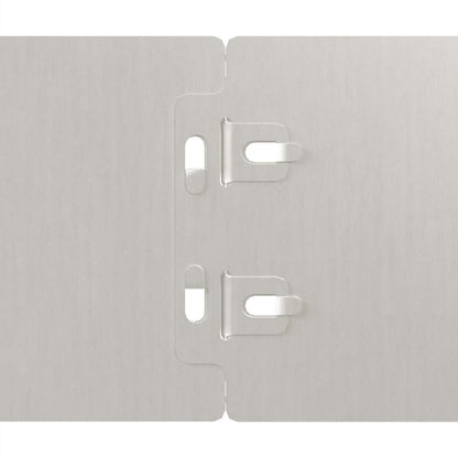 Bordure per Prato 10 pz 10x103 cm Flessibili in Acciaio Corten