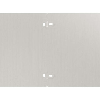 Bordure per Prato 10 pz 20x103 cm Flessibili in Acciaio Corten