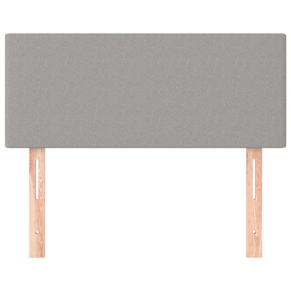 Testiera Grigio Chiaro 90x5x78/88 cm in Tessuto - homemem39