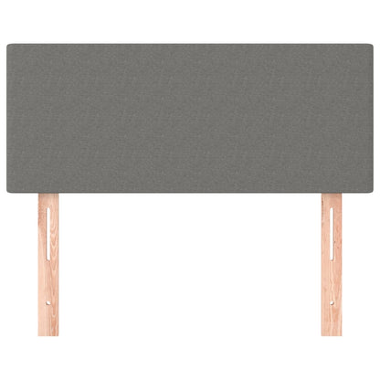 Testiera Grigio Scuro 90x5x78/88 cm in Tessuto - homemem39