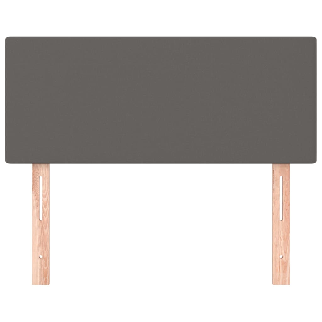 Testiera Grigio 100x5x78/88 cm in Similpelle - homemem39