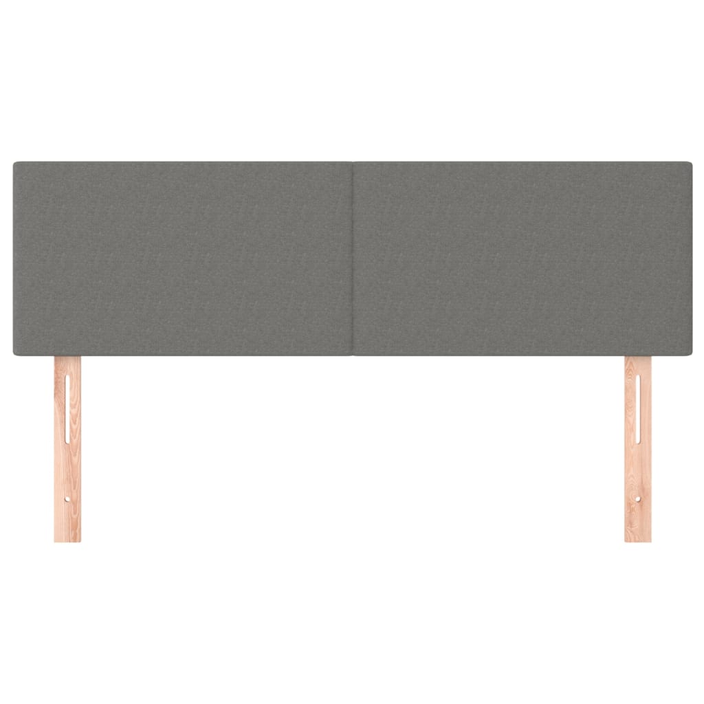 Testiere 2 pz Grigio Scuro 72x5x78/88 cm in Tessuto - homemem39