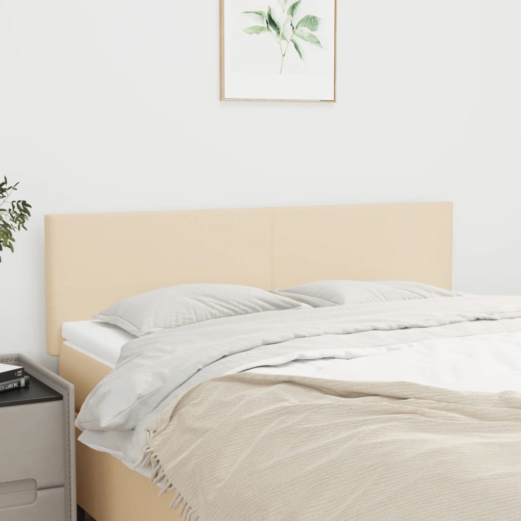 Testiere 2 pz Crema 72x5x78/88 cm in Tessuto - homemem39