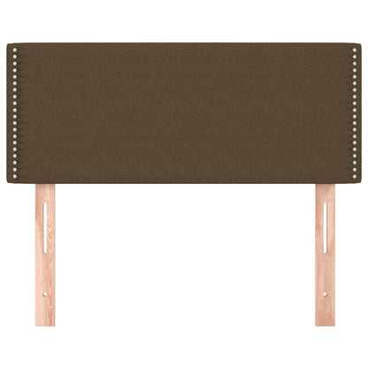 Testiera Marrone Scuro 80x5x78/88 cm in Tessuto