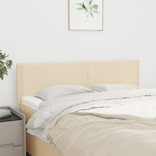 Testiere 2 pz Crema 72x5x78/88 cm in Tessuto - homemem39