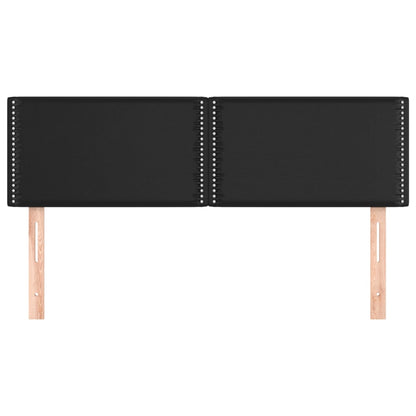 Testiere 2 pz Nere 72x5x78/88 cm in Similpelle - homemem39