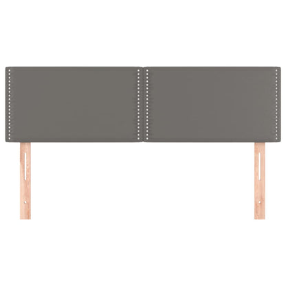 Testiere 2 pz Grigie 72x5x78/88 cm in Similpelle - homemem39