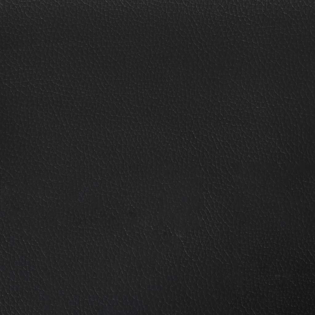 Testiera 2 pz Nero 90x5x78/88 cm in Similpelle - homemem39