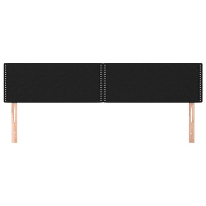 Testiere 2 pz Nero 100x5x78/88 cm in Tessuto - homemem39