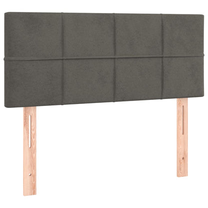 Testiera Grigio Scuro 90x5x78/88 cm in Velluto | homemem39