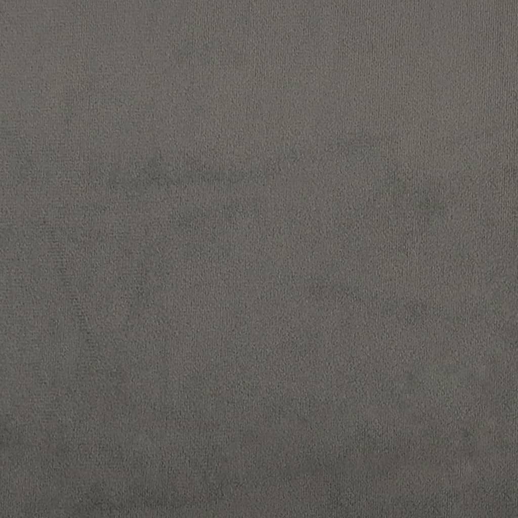Testiera Grigio Scuro 90x5x78/88 cm in Velluto | homemem39