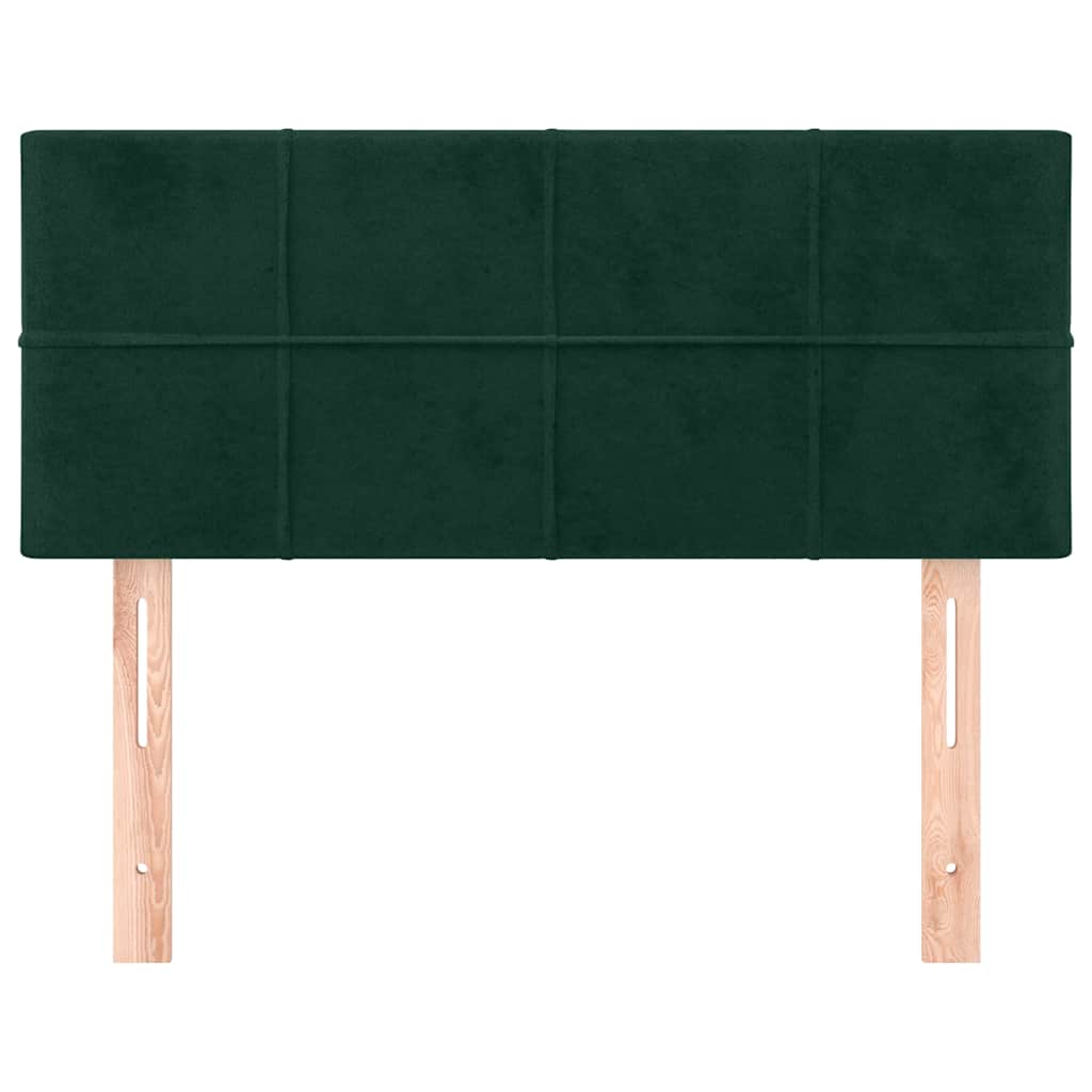 Testiera Verde scuro 90x5x78/88 cm in Velluto | homemem39