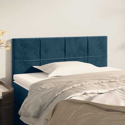 Testiera Blu scuro 90x5x78/88 cm in Tessuto | homemem39