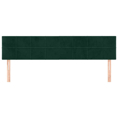 Testiera Verde Scuro 160x5x78/88 cm in Velluto | homemem39
