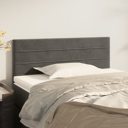 Testiera Grigio Scuro 80x5x78/88 cm in Velluto | homemem39